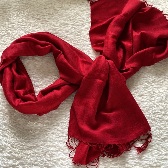 3/$30 mix and match red pashmina - Picture 4 of 6